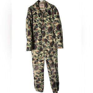 Vtg Walls Blizzard Pruf Camo Hunting Jumpuit